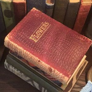 📚Antique Book🌸💜| A Tribute of Flowers, 1884